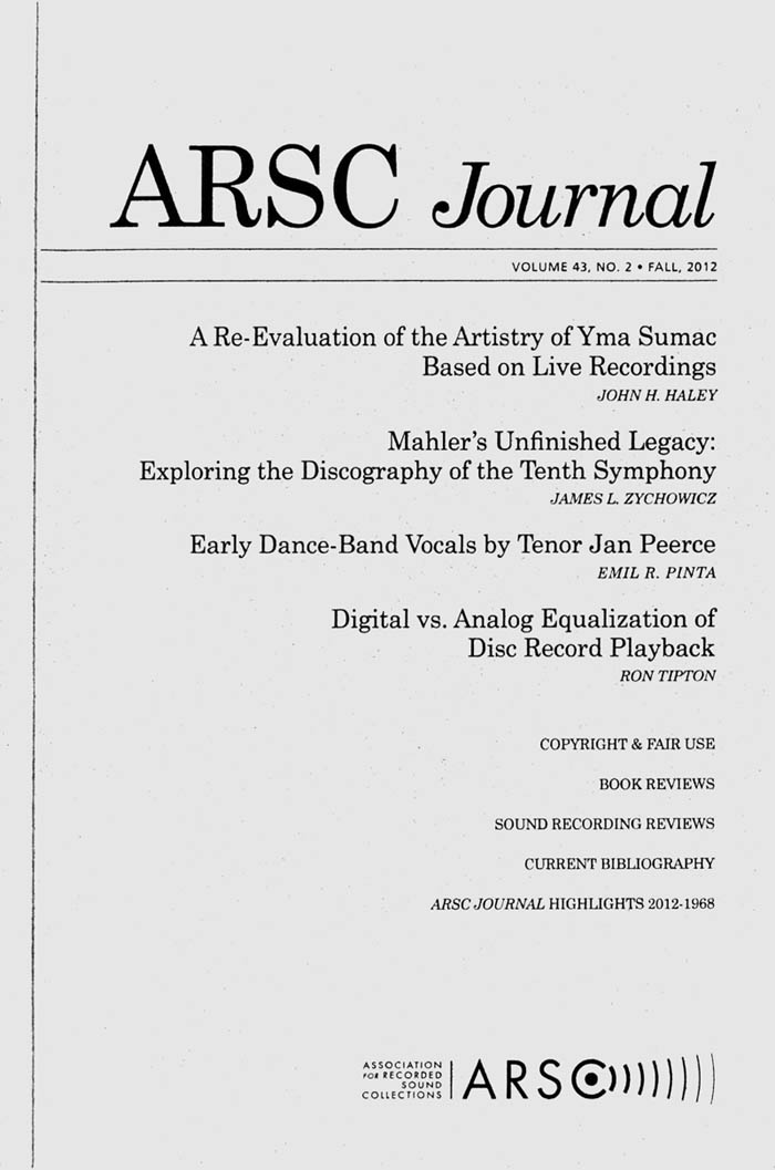 ARSC Journal